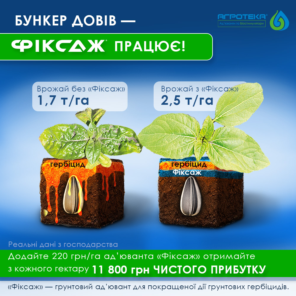 Грунтовий прилипач Фіксаж для гербіцидів