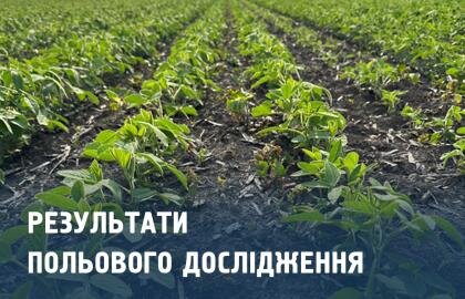 Результати польового дослідження на гмо сої
